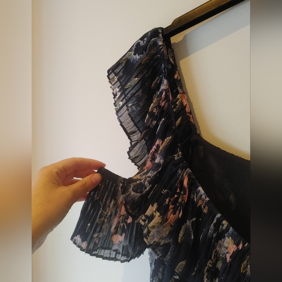 Rebecca Taylor Off the Shoulder Blouse Size 10 - Picture 9 of 12